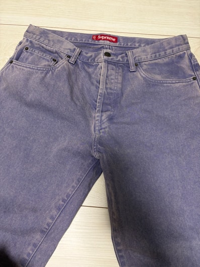 Supreme Regular Jean "Lavender"(24SS)