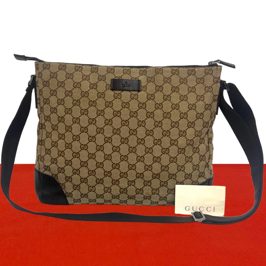 B (目立った傷や汚れなし)】GUCCI グッチ GG 柄 ロゴ キャンバス B (目立った傷や汚れなし)】GUCCI グッチ GG 柄 ロゴ キャンバス