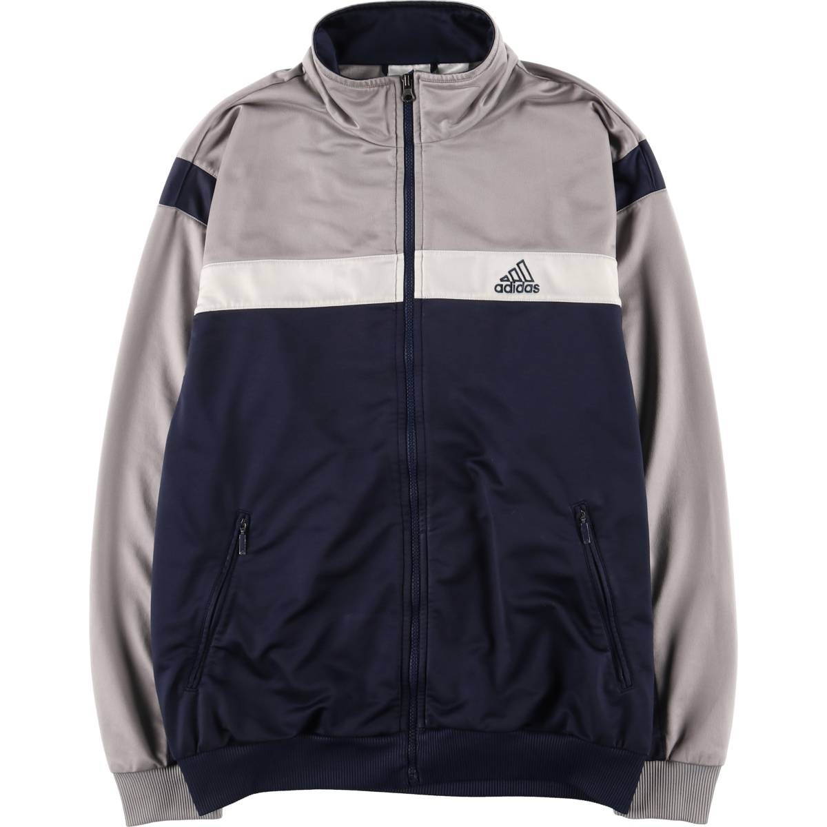 古着 00年代 アディダス adidas バックロゴ ジャージ トラックジャケット メンズL相当/eaa531936