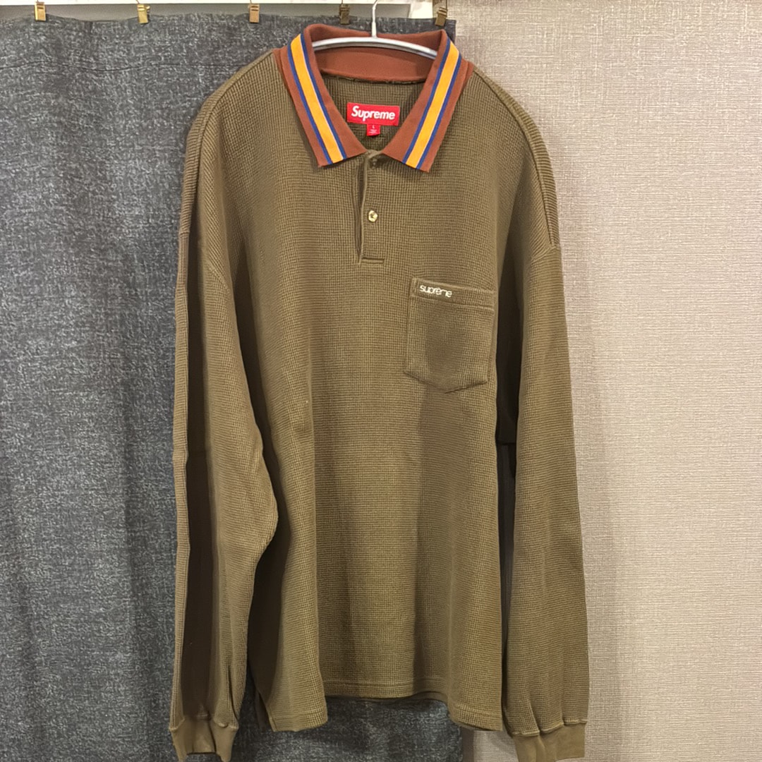 Supreme Thermal L/S Polo "Olive"