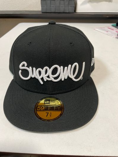 Supreme Handstyle New Era "Black"