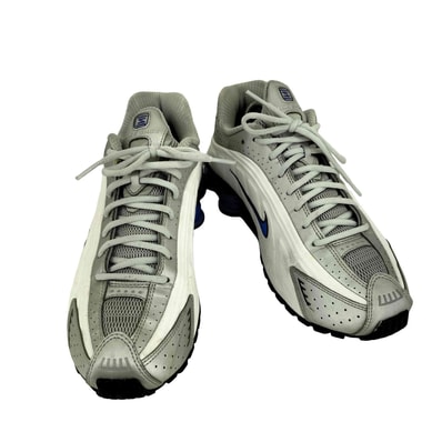 SHOX R4 WHITE METALLIC SILVER-RACER BLUE【1143802251696】
