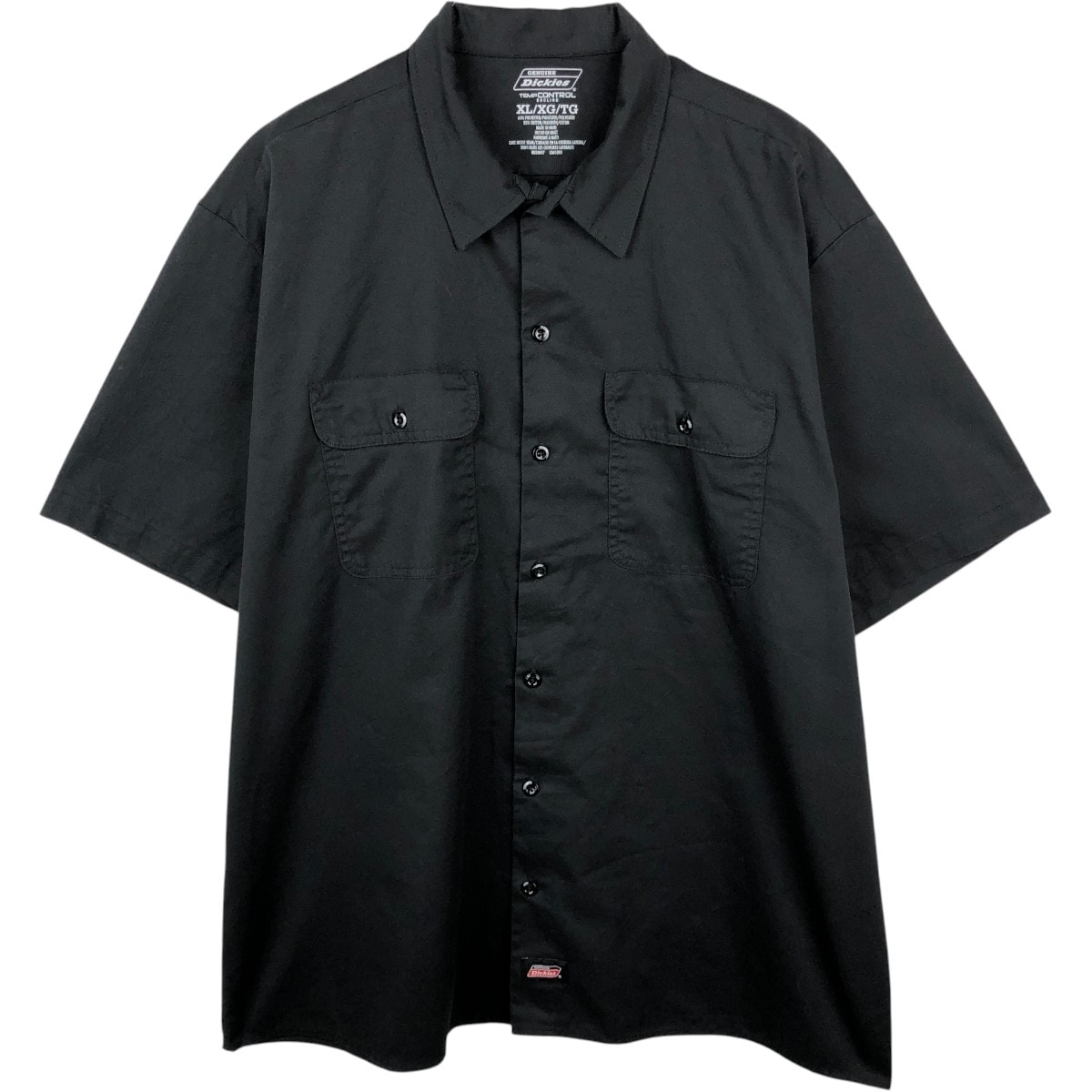 古着 ディッキーズ Dickies TempControl Cooling 半袖 ワークシャツ ボックスシャツ メンズXL相当/eaa668072