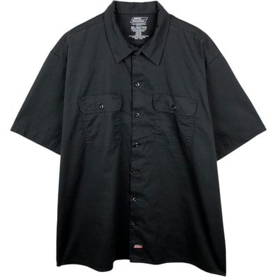 古着 ディッキーズ Dickies TempControl Cooling 半袖 ワークシャツ ボックスシャツ メンズXL相当/eaa668072