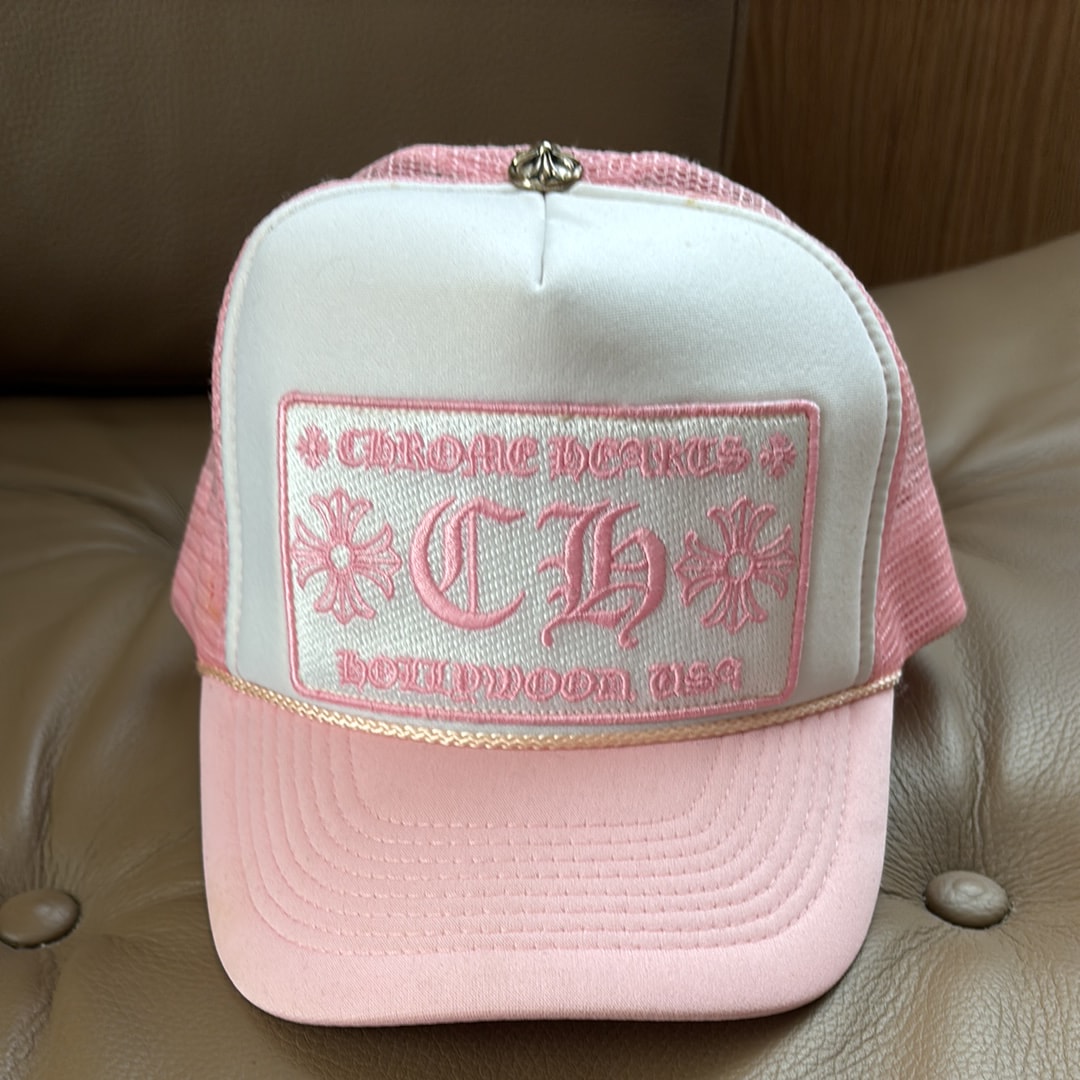 Chrome Hearts Tracker Cap Fuck "Pink"