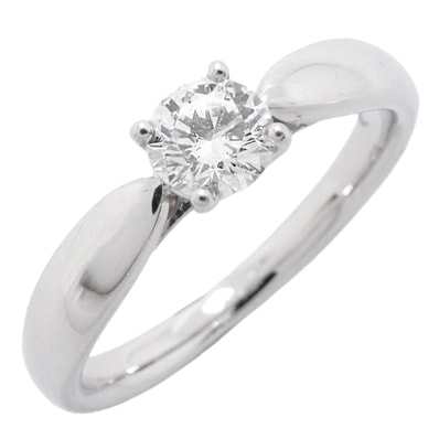 ★最終価格★SALE【6jhb0184】ティファニー リング ハーモニー 1PD Pt950 プラチナ ダイヤモンド 0.29ct 7.5号【中古】レディース