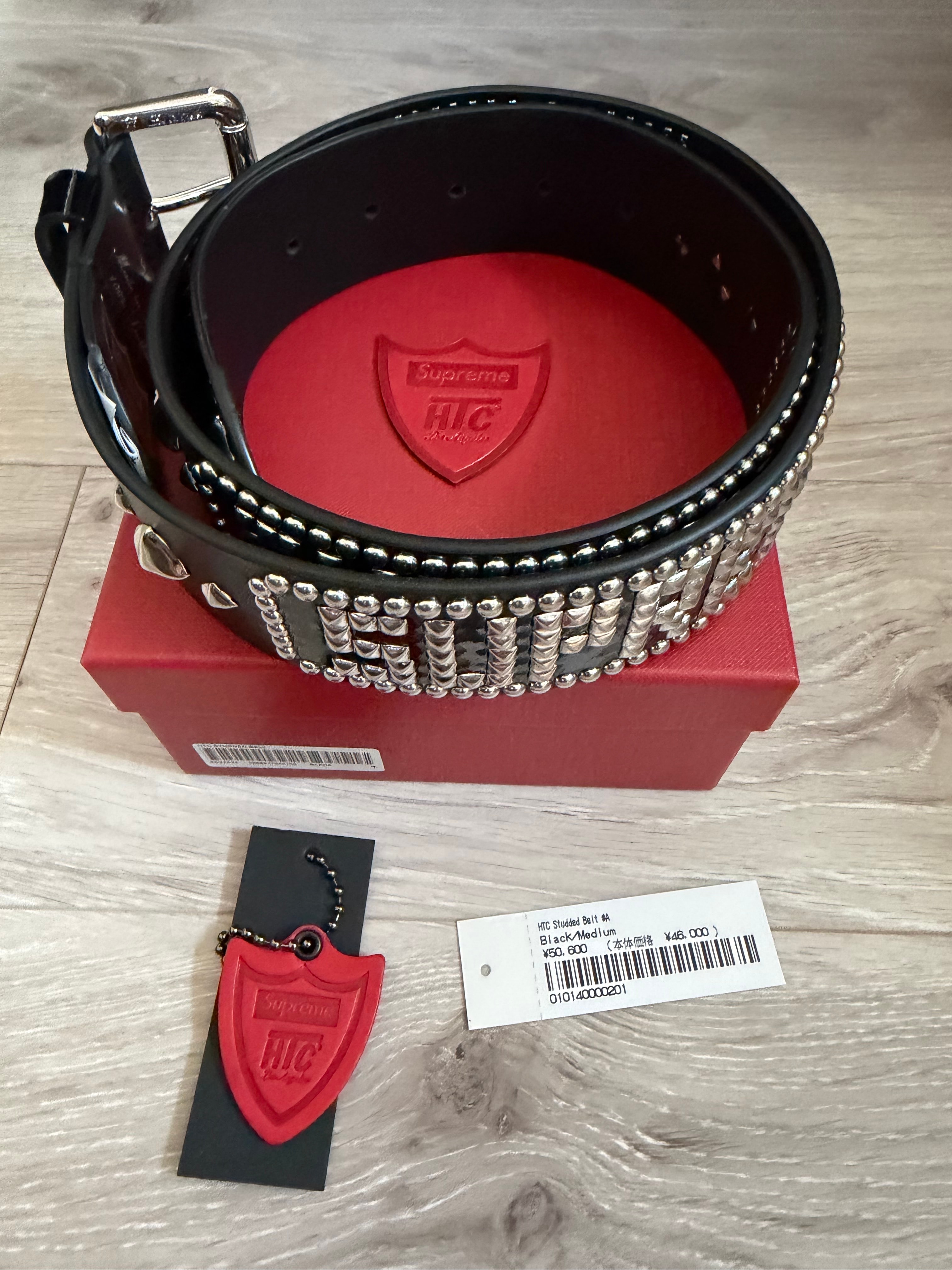 Supreme / Hollywood Trading Company Studded Belt "Black"