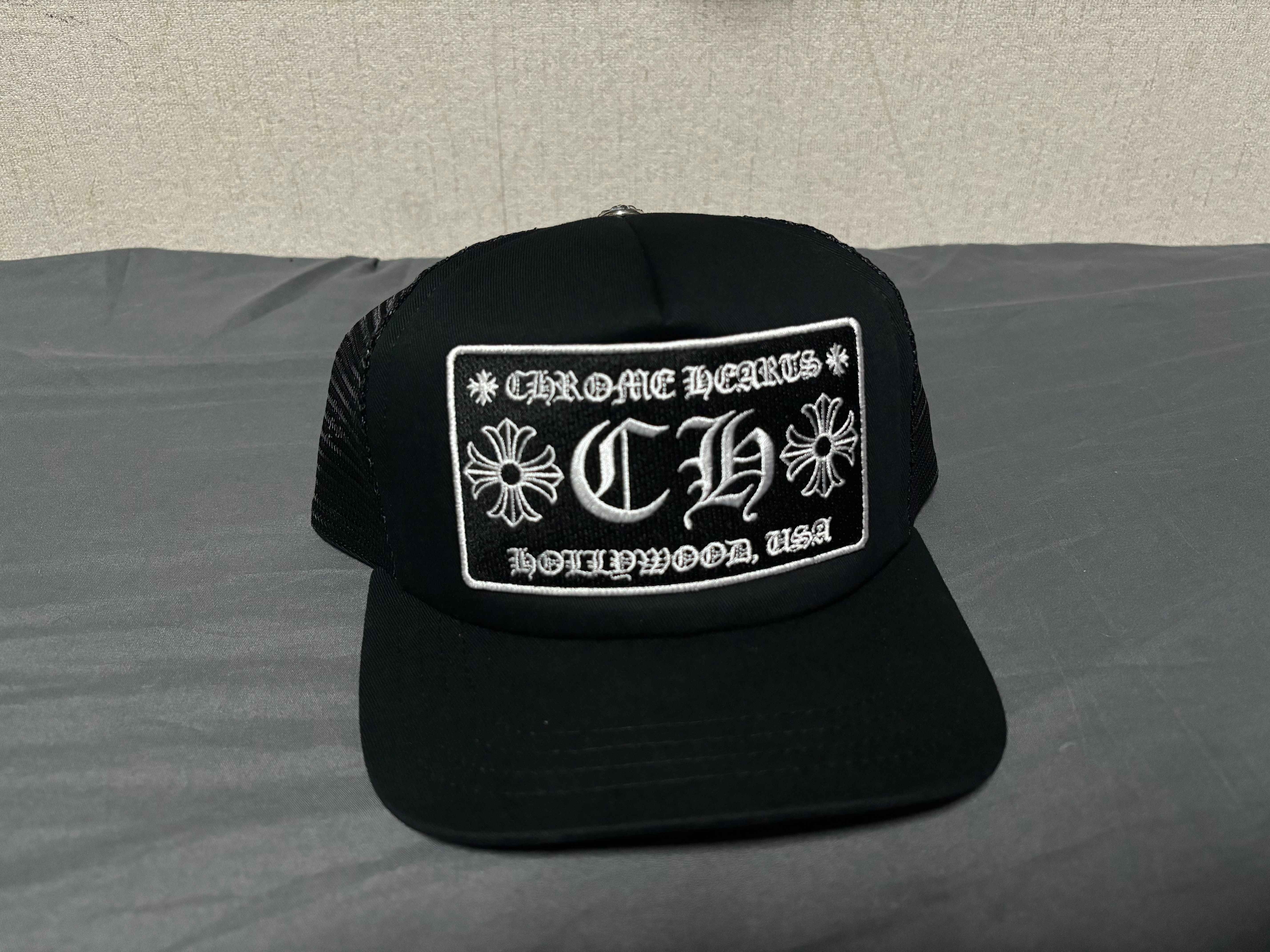 クロムハーツ トラッカー キャップ CH "ブラック"