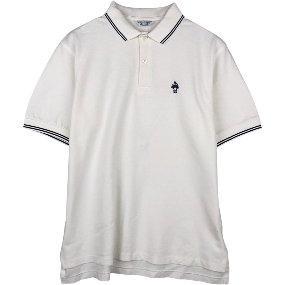 古着 80年代 ブルックスブラザーズ Brooks Brothers Golden Fleece 半袖 ポロシャツ USA製 メンズL相当 ヴィンテージ/eaa622630