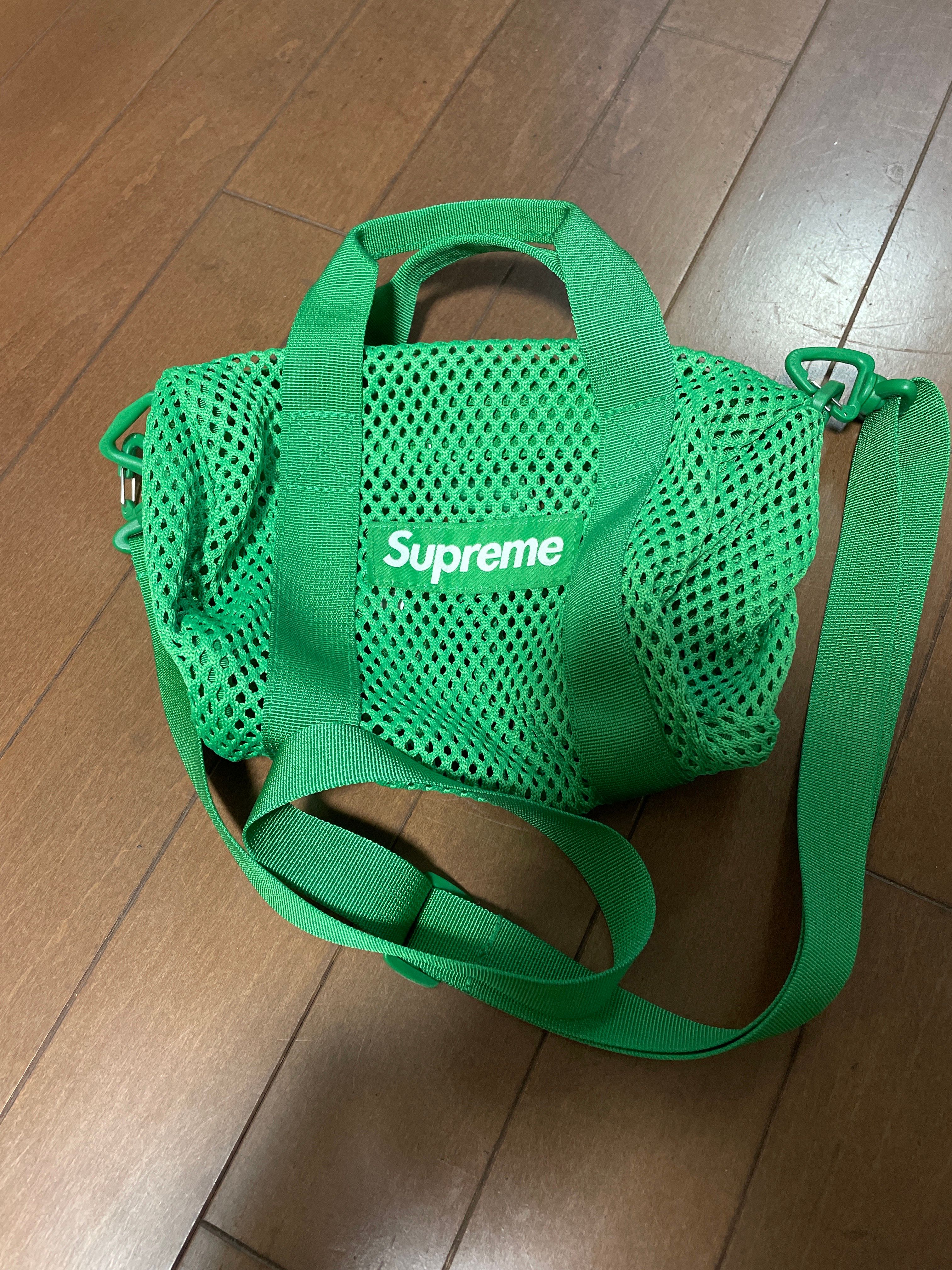 Supreme Mesh Mini Duffle Bag "Green" (23SS)