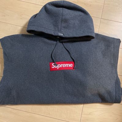 Supreme Box Logo Hooded Sweatshirt "Charcoal" (21FW)