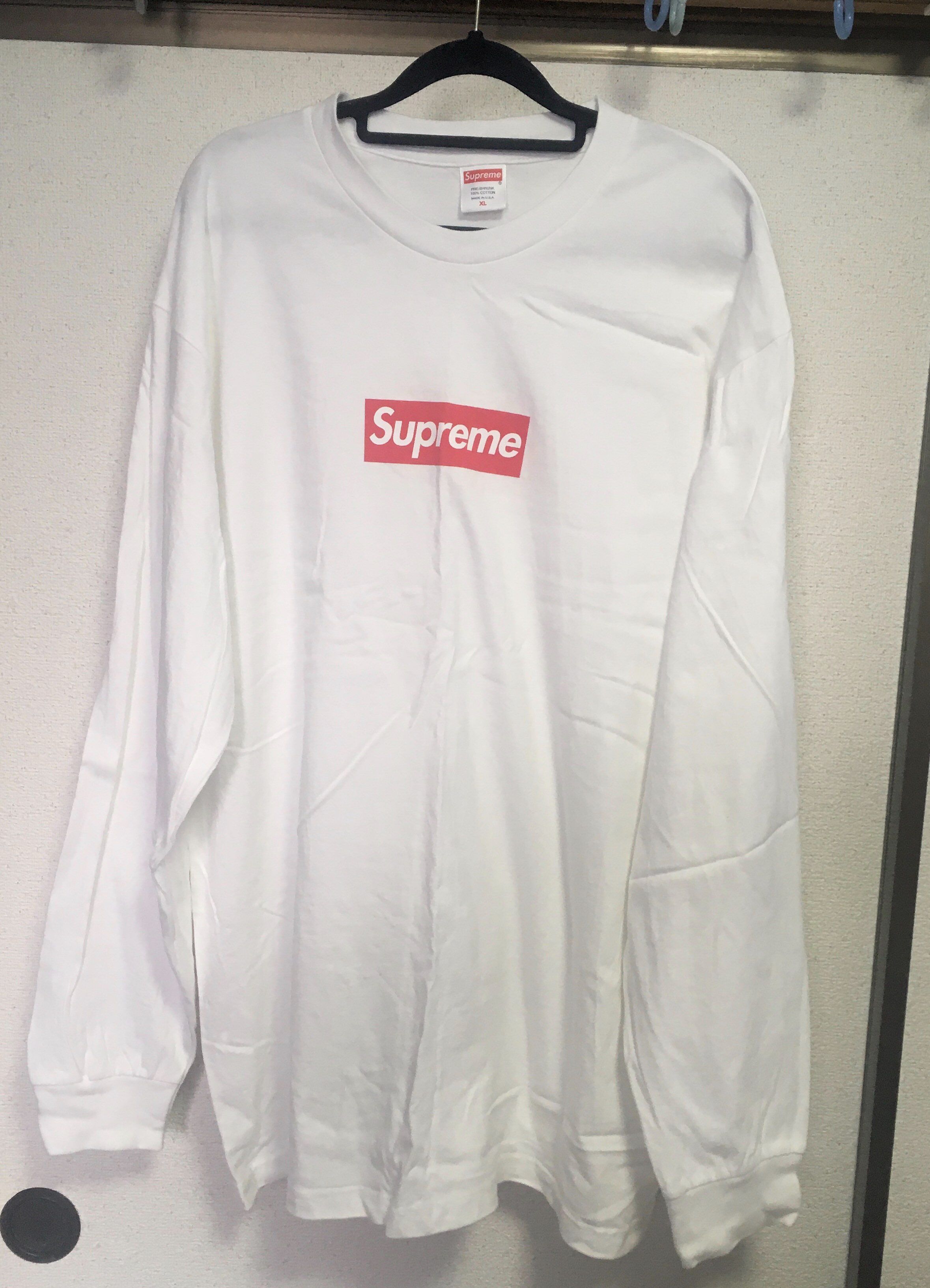 Supreme Box Logo L/S Tee "White"