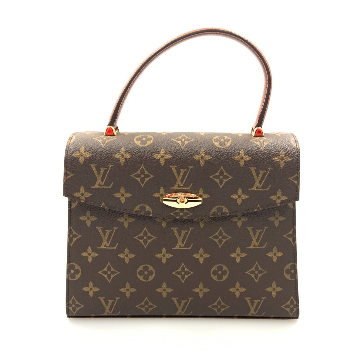 LOUIS VUITTON ルイヴィトン モノグラム マルゼルブ ハンドバッグ M51379 ブラウン