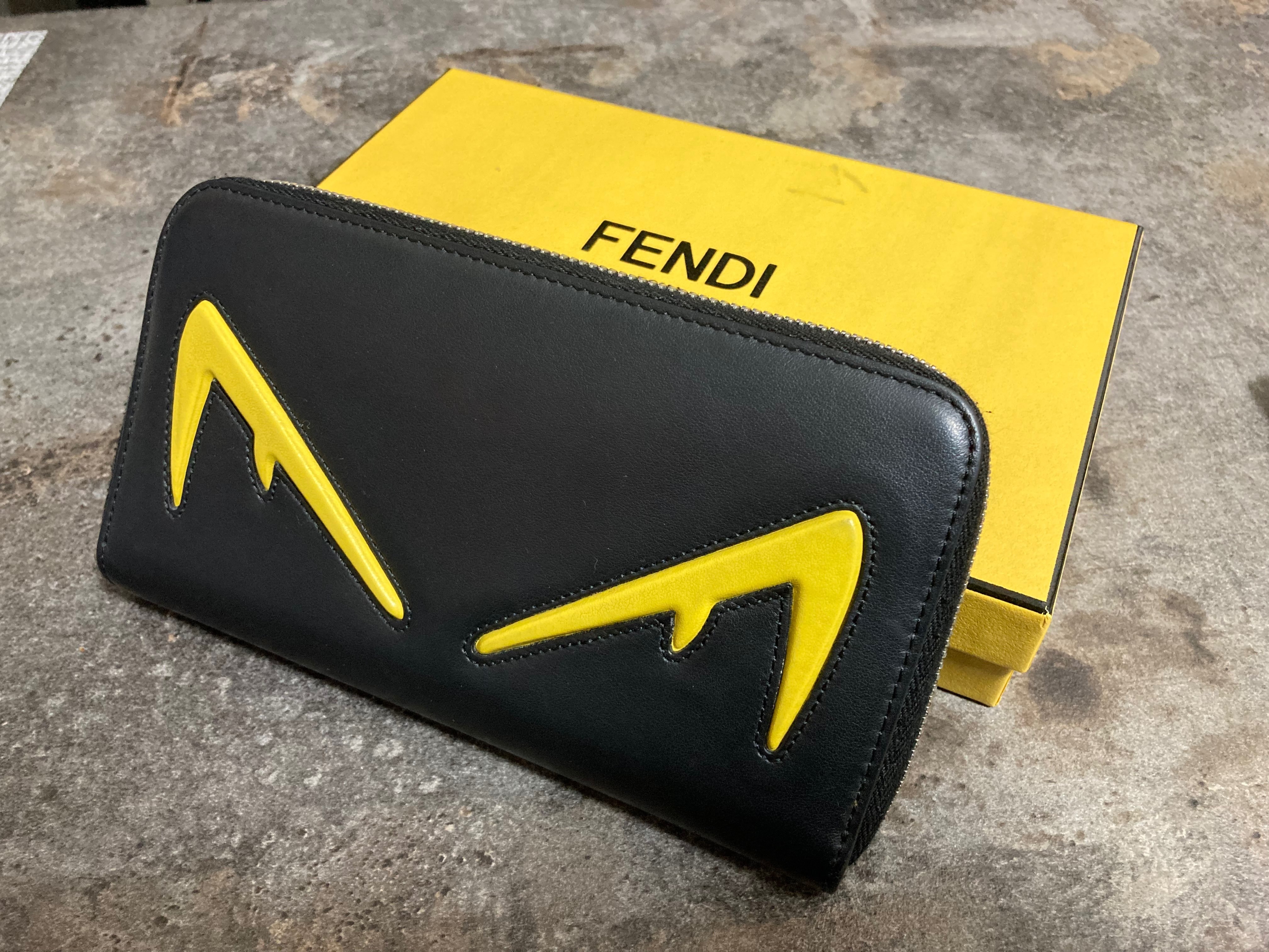 【FENDI 】長財布 ジップ モンスター【フェンディ】