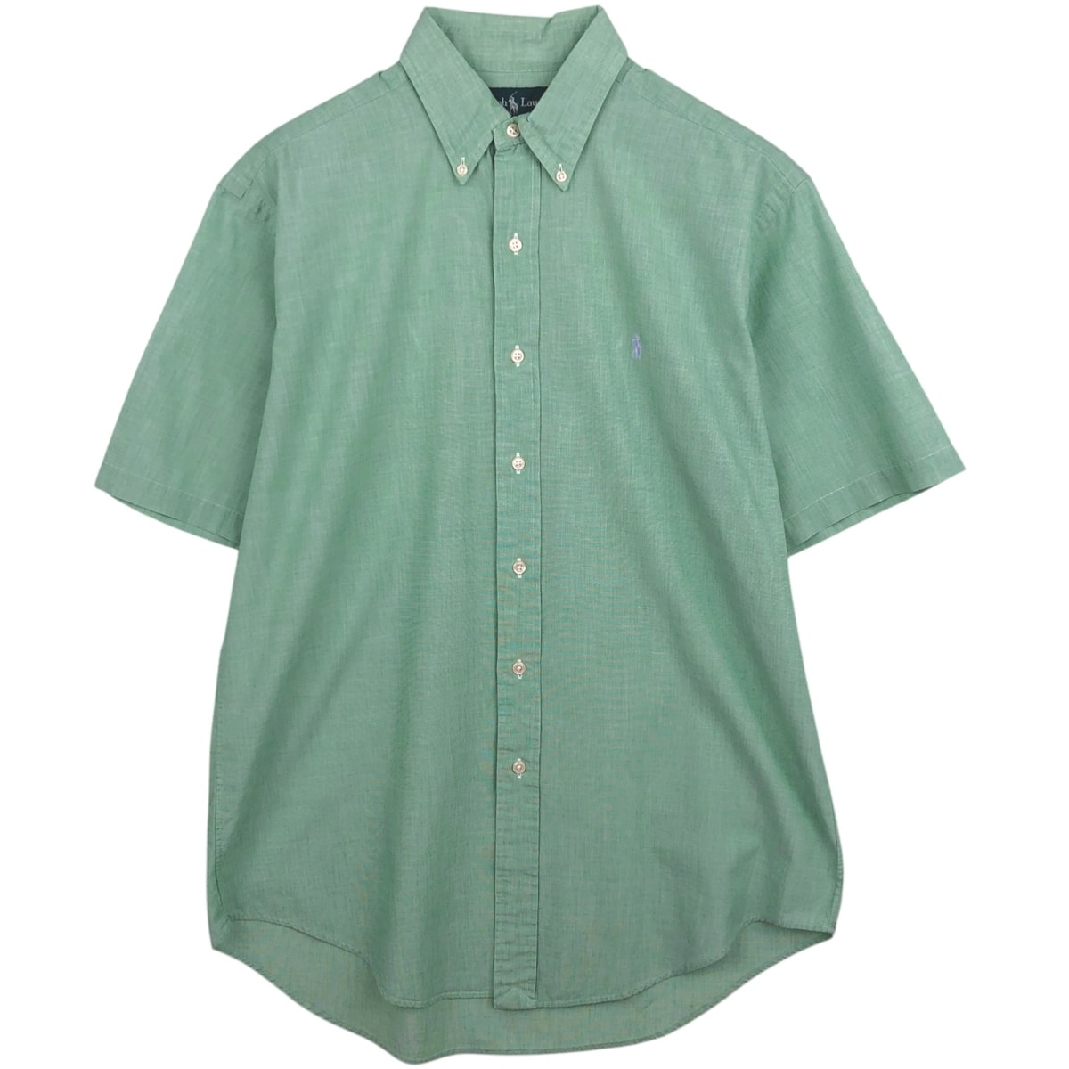 古着 ラルフローレン Ralph Lauren CLASSIC FIT クラシックフィット 半袖 ボタンダウンシャツ メンズM相当/eaa625392