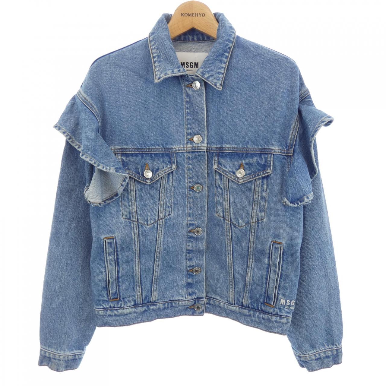 C (やや傷や汚れあり)】エムエスジーエム MSGM デニムジャケットの古着 