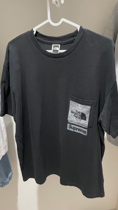 Supreme x The North Face Printed Pocket Tee "Black"