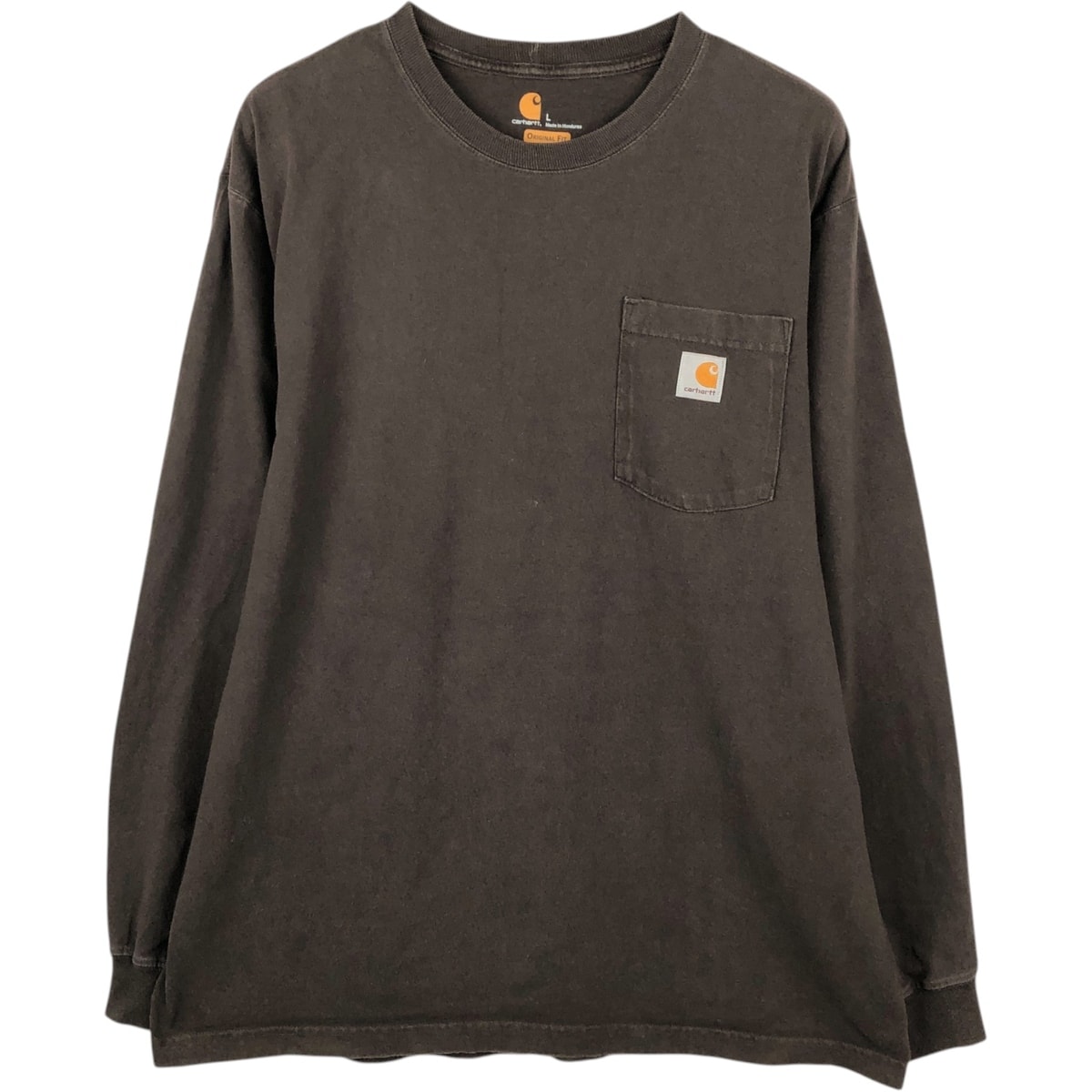 古着 カーハート Carhartt ORIGINAL FIT ロングTシャツ ロンT メンズL相当/eaa653209