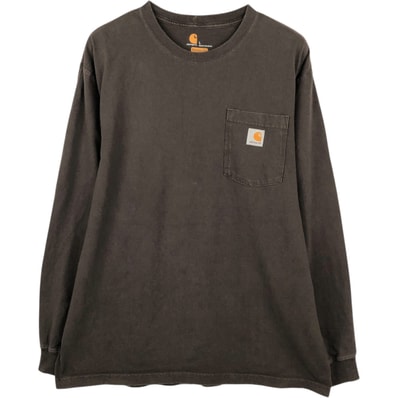 古着 カーハート Carhartt ORIGINAL FIT ロングTシャツ ロンT メンズL相当/eaa653209