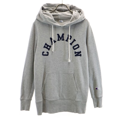 Champion チャンピオン 長袖 スウェットパーカー M グレー