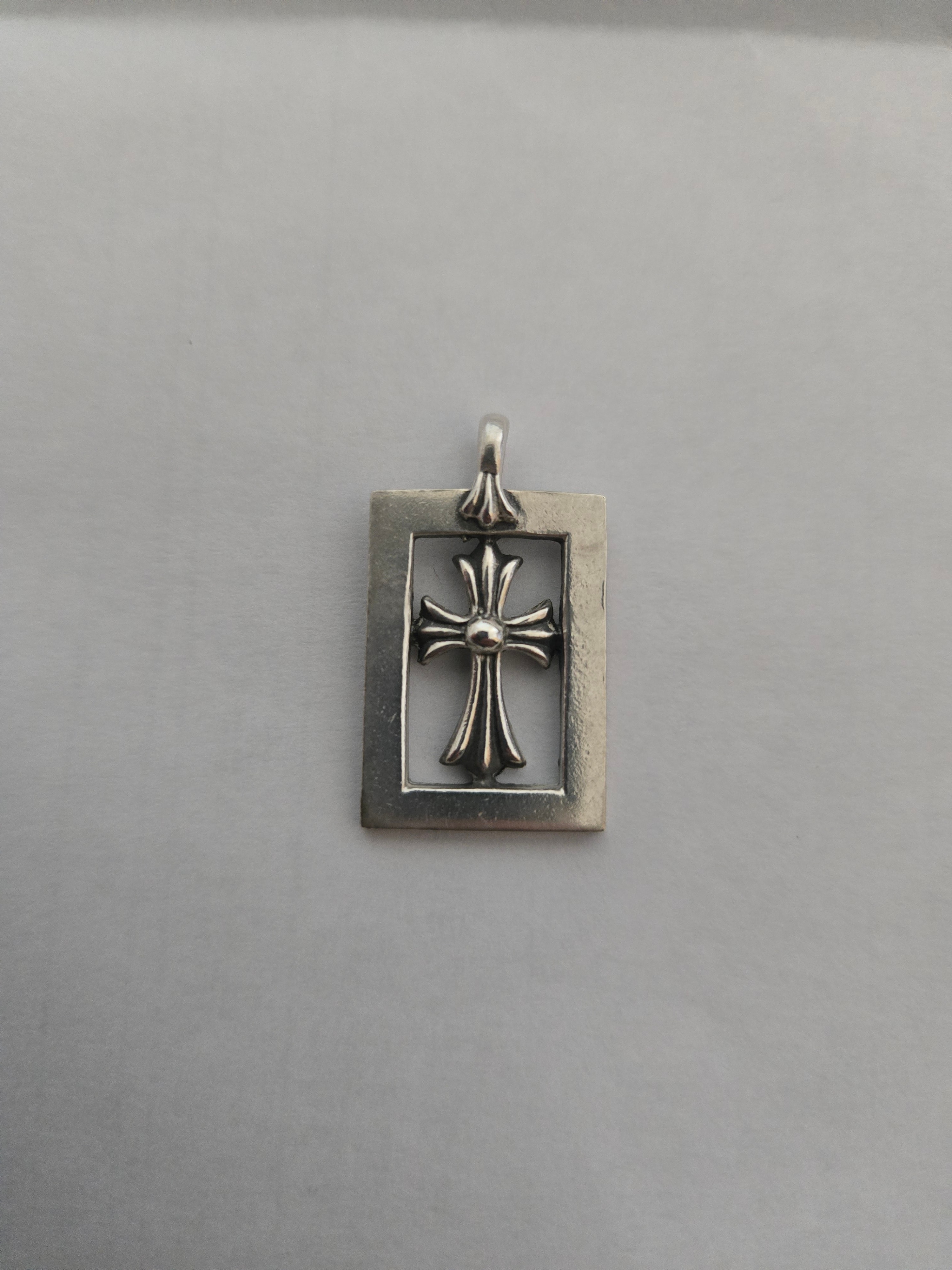 Chrome Hearts Frame Open Baby Fat Charm "Silver"