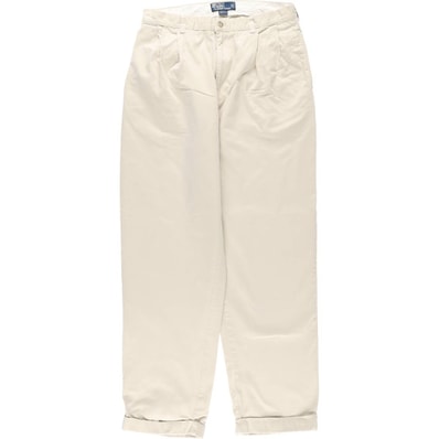 古着 ラルフローレン Ralph Lauren POLO by Ralph Lauren HAMMOND PANT ツータック チノパンツ メンズw33相当/eaa613999