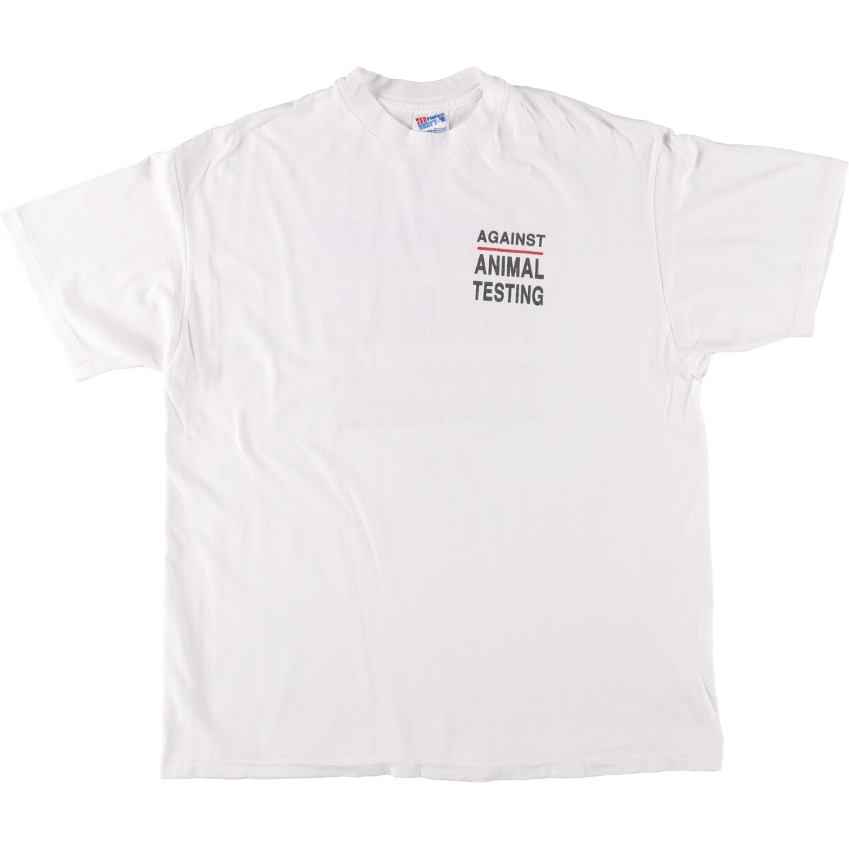 古着 90年代 ヘインズ Hanes BEEFY-T メッセージプリントTシャツ USA製 メンズXL相当 ヴィンテージ/eaa559376
