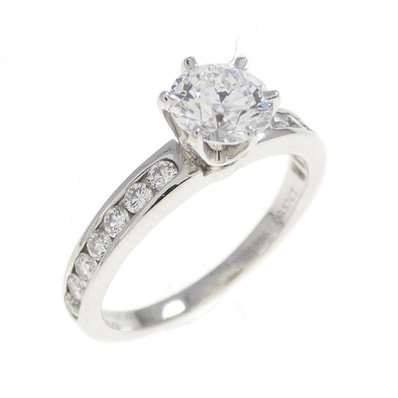 ティファニー ビーズセッティング リング 0.57CT