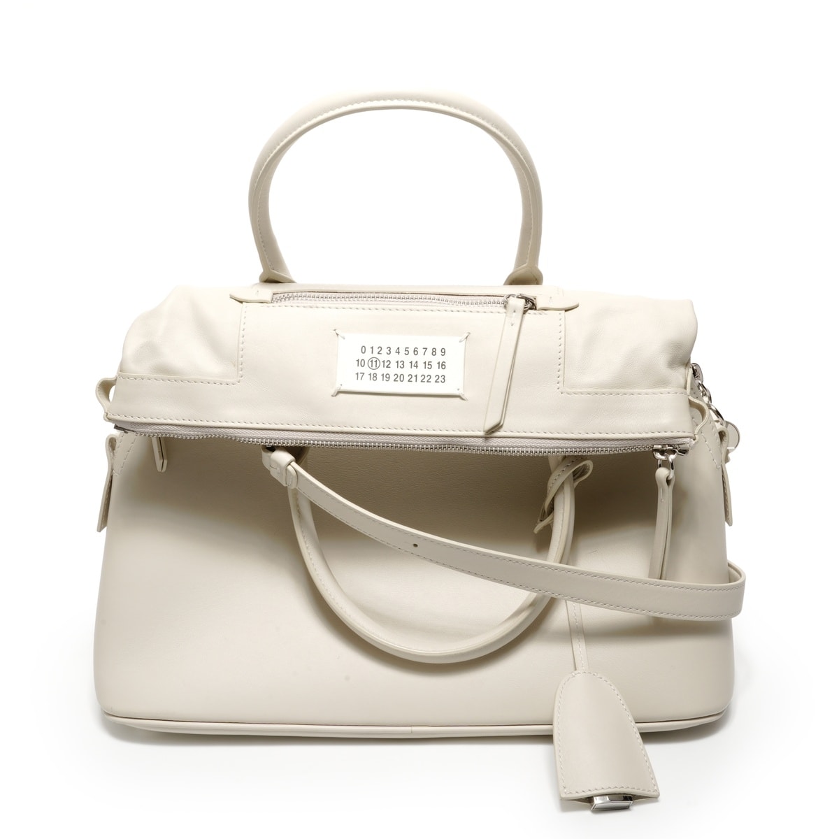 MAison Margiela メソン マルジェラ レザー 5AC ミディアム ショルダーバッグ【中古】