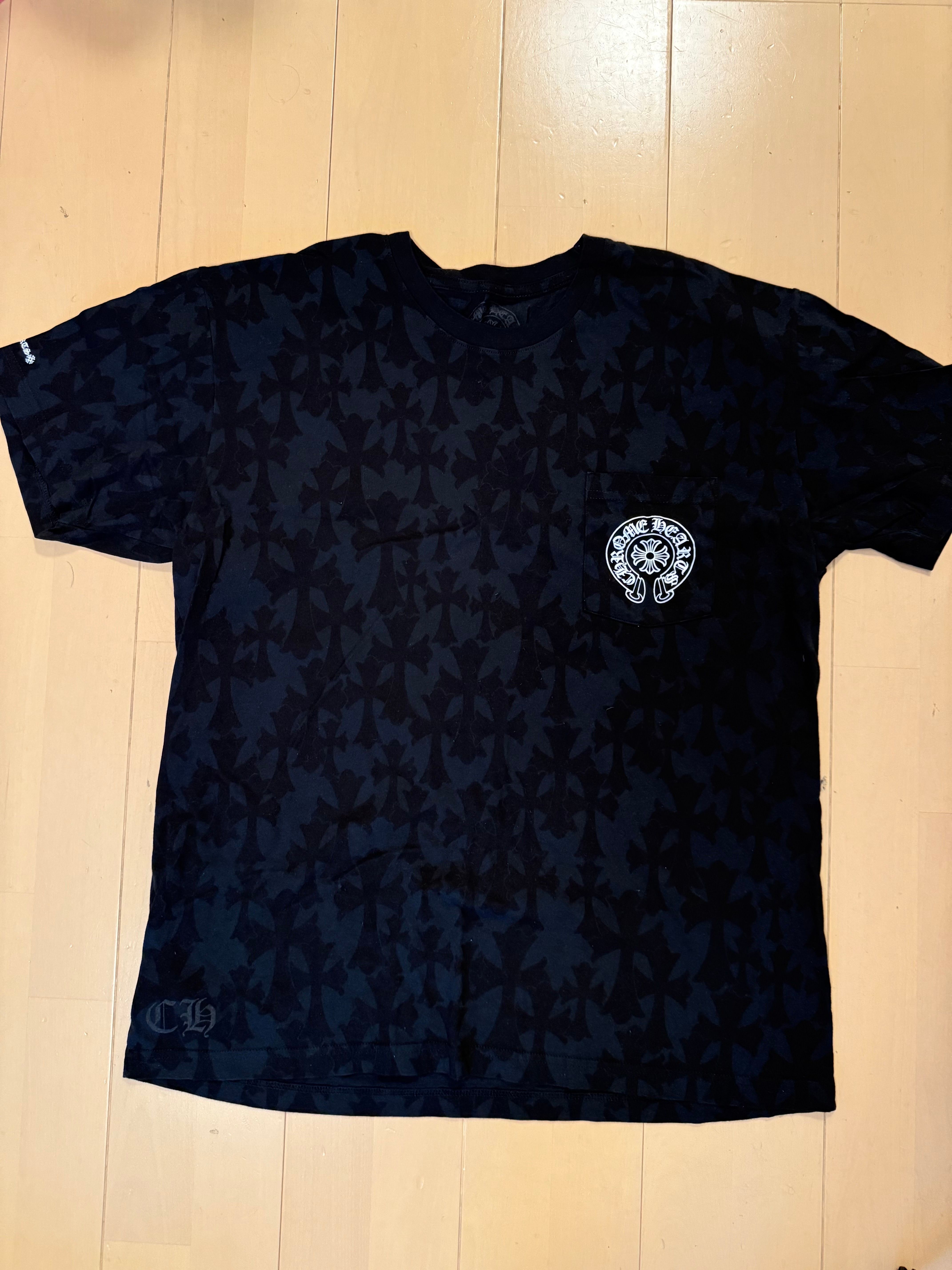 Chrome Hearts Graveyard Cemetery Cross T-Shirt "Black"