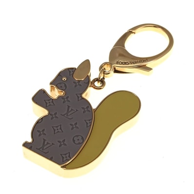 ルイ・ヴィトン LOUIS VUITTON M66128 ビジュー サック アニマニア エクルイユ キーホルダー メンズ 箱・袋付き T#137867