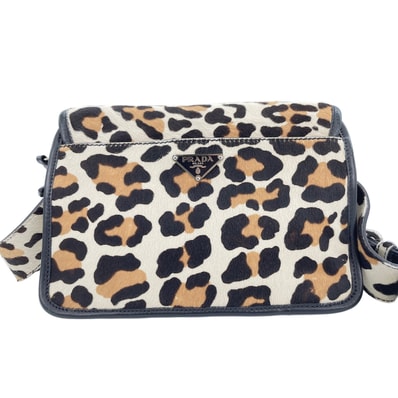 プラダ PRADA ハラコ ショルダーバッグ【中古】