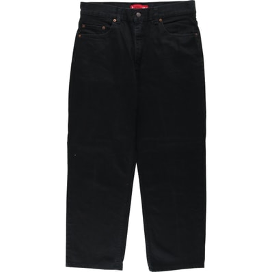 古着 リーバイス Levi's REGULAR STRAIGHT 504 ブラックデニム テーパードデニムパンツ メンズw34相当/eaa569339