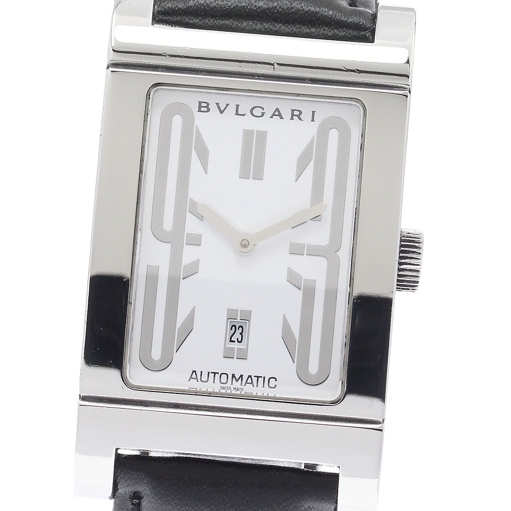 ブルガリ レッタンゴロ デイト RT45S 自動巻き メンズ 【中古】