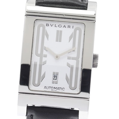 ブルガリ レッタンゴロ デイト RT45S 自動巻き メンズ 【中古】