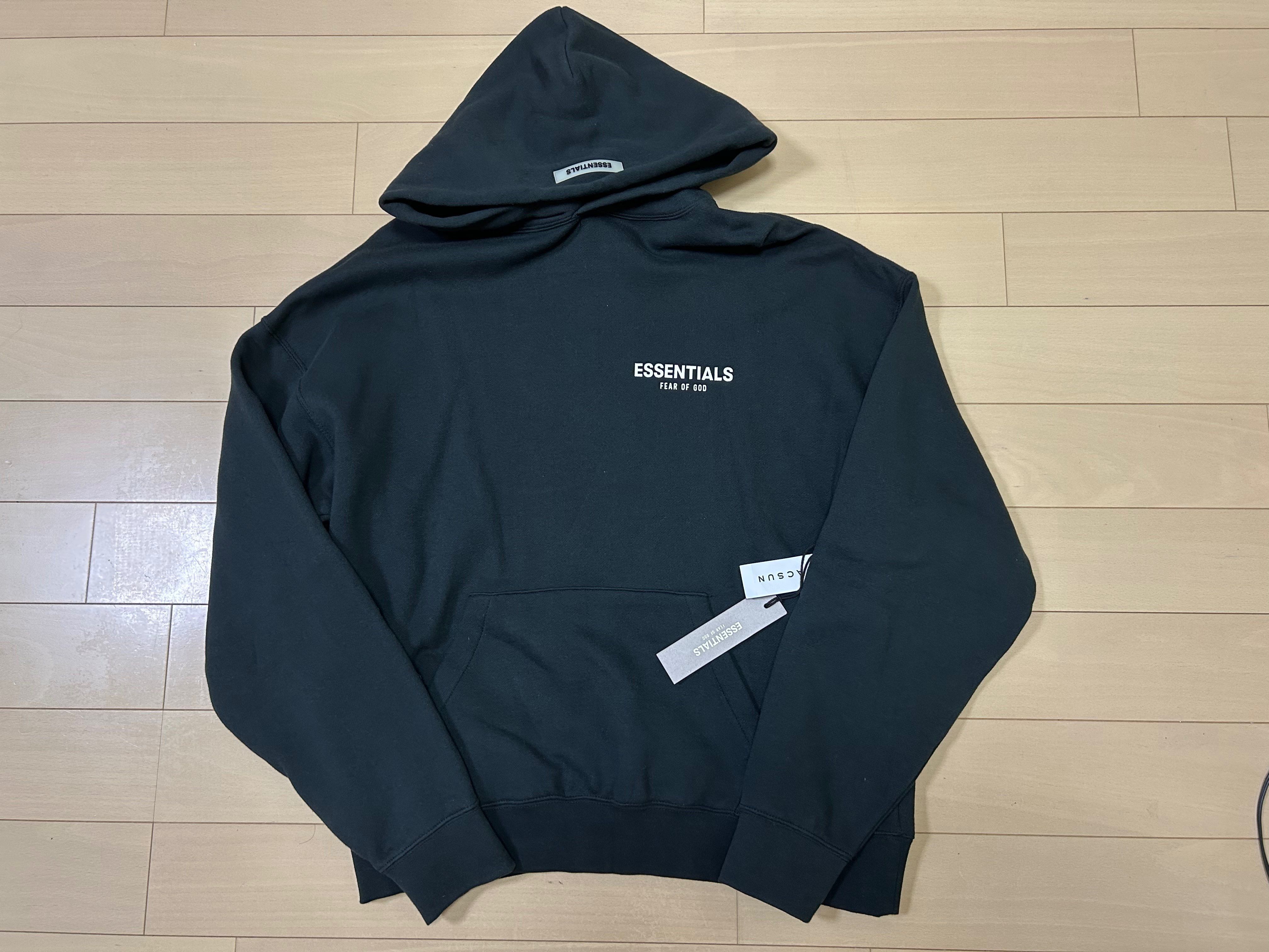FEAR OF GOD ESSENTIALS Photo Pullover Hoodie "Black"