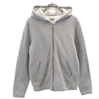 NIKE ナイキ 長袖 スウェット ジップパーカー M グレー