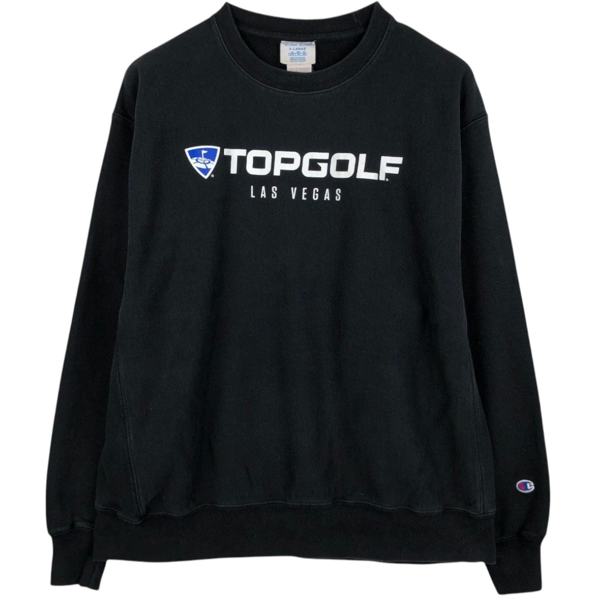 古着 チャンピオン Champion REVERSE WEAVE リバースウィーブ TOPGOLF LAS VEGAS プリントスウェットシャツ トレーナー メンズXL相当/eaa672262