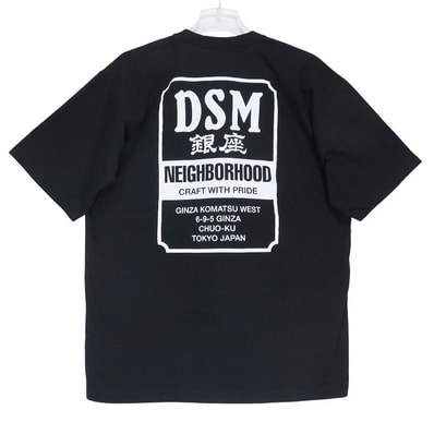 NEIGHBORHOOD x Dover Street Market Ginza S/S Tee "Black"