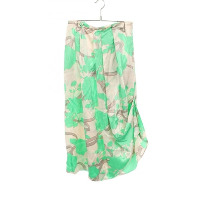 フェンディ FENDI スカート 衣料品 ボトムス シルク レディース ベージュ系 / グリーン系 【中古】