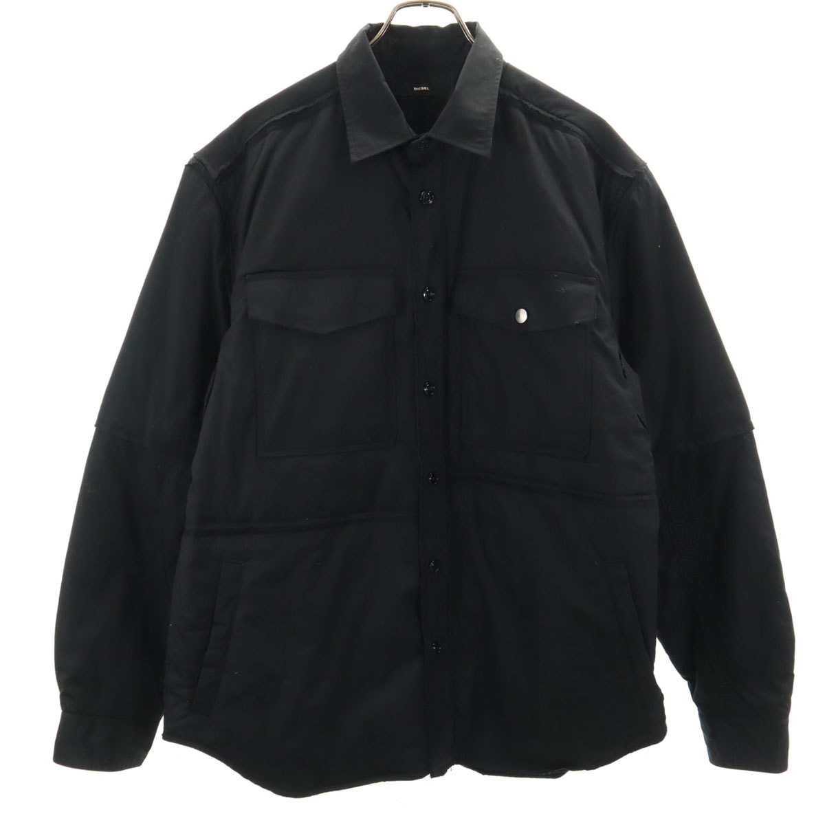 DIESEL ディーゼル 2WAY 中綿ジャケット L ブラック
