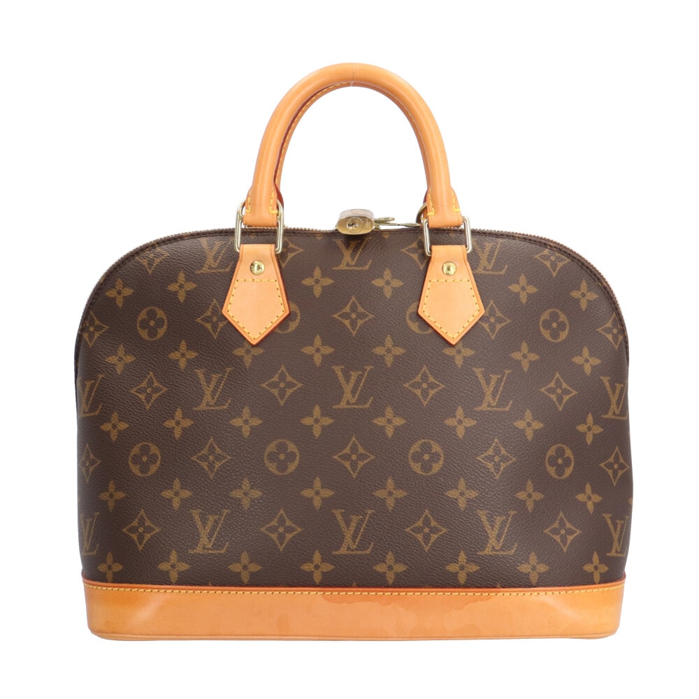 ルイヴィトン アルマ モノグラム ハンドバッグ モノグラムキャンバス M51130 ブラウン レディース LOUIS VUITTON  中古