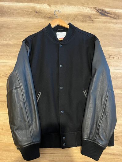 Supreme Motion Logo Varsity Jacket "Black"