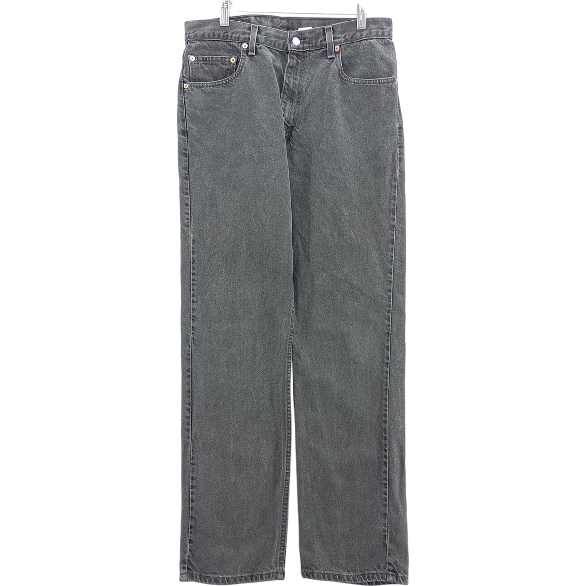 古着 00年代 リーバイス Levi's 505 REGULAR FIT STRAIGHT LEG ブラックデニム テーパードデニムパンツ メンズw32相当/eaa482435