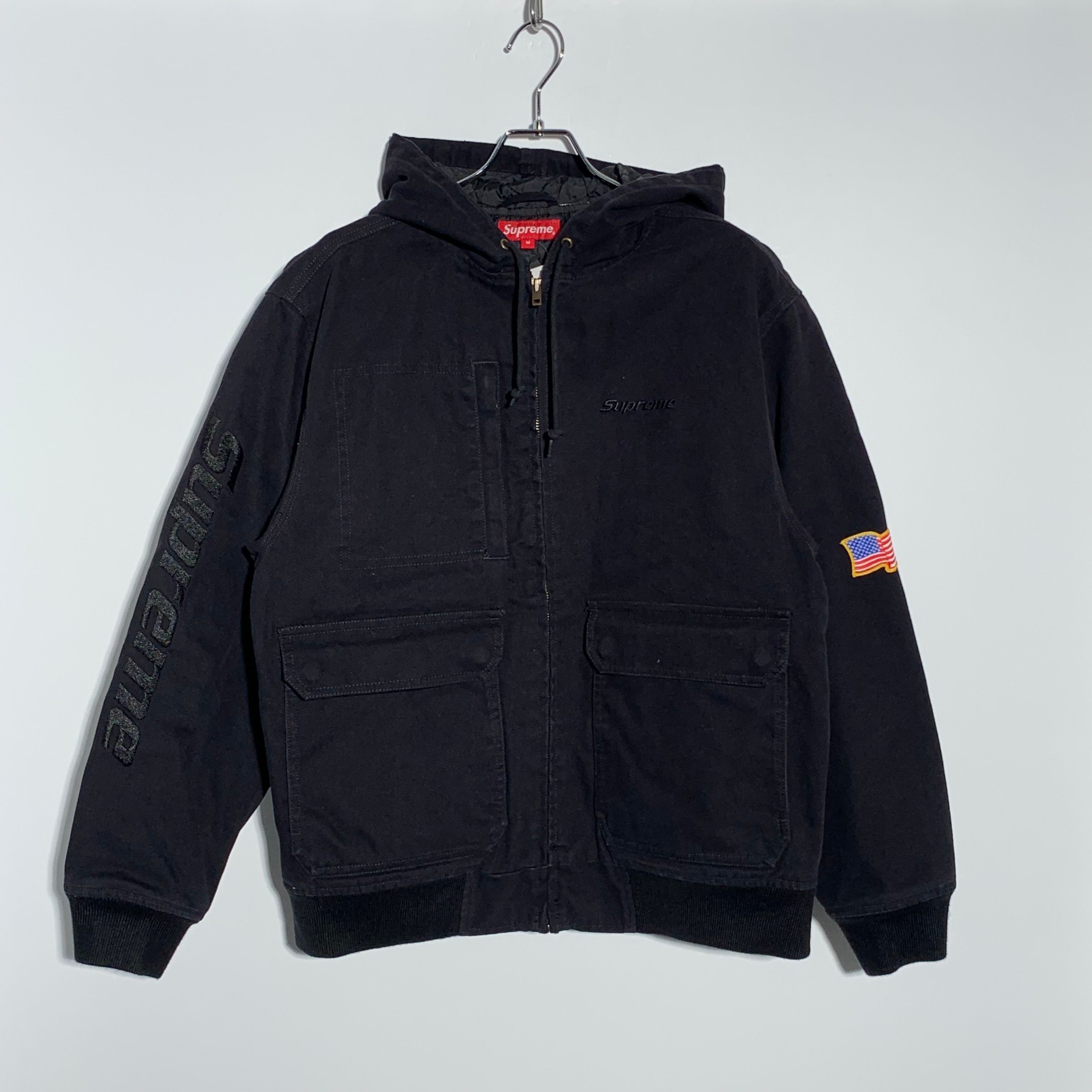 Supreme Canvas Hooded Work Jacket 
