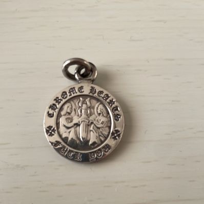 Chrome Hearts Angel Medal Charm Fuck You "Silver"