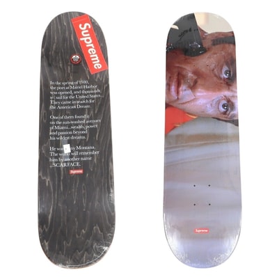 【中古】シュプリーム Supreme 2017年秋冬 Scarface Shower Skateboard スケートボード デッキ スケボー マルチカラー【サイズ8.625 X 32.25】【メンズ】