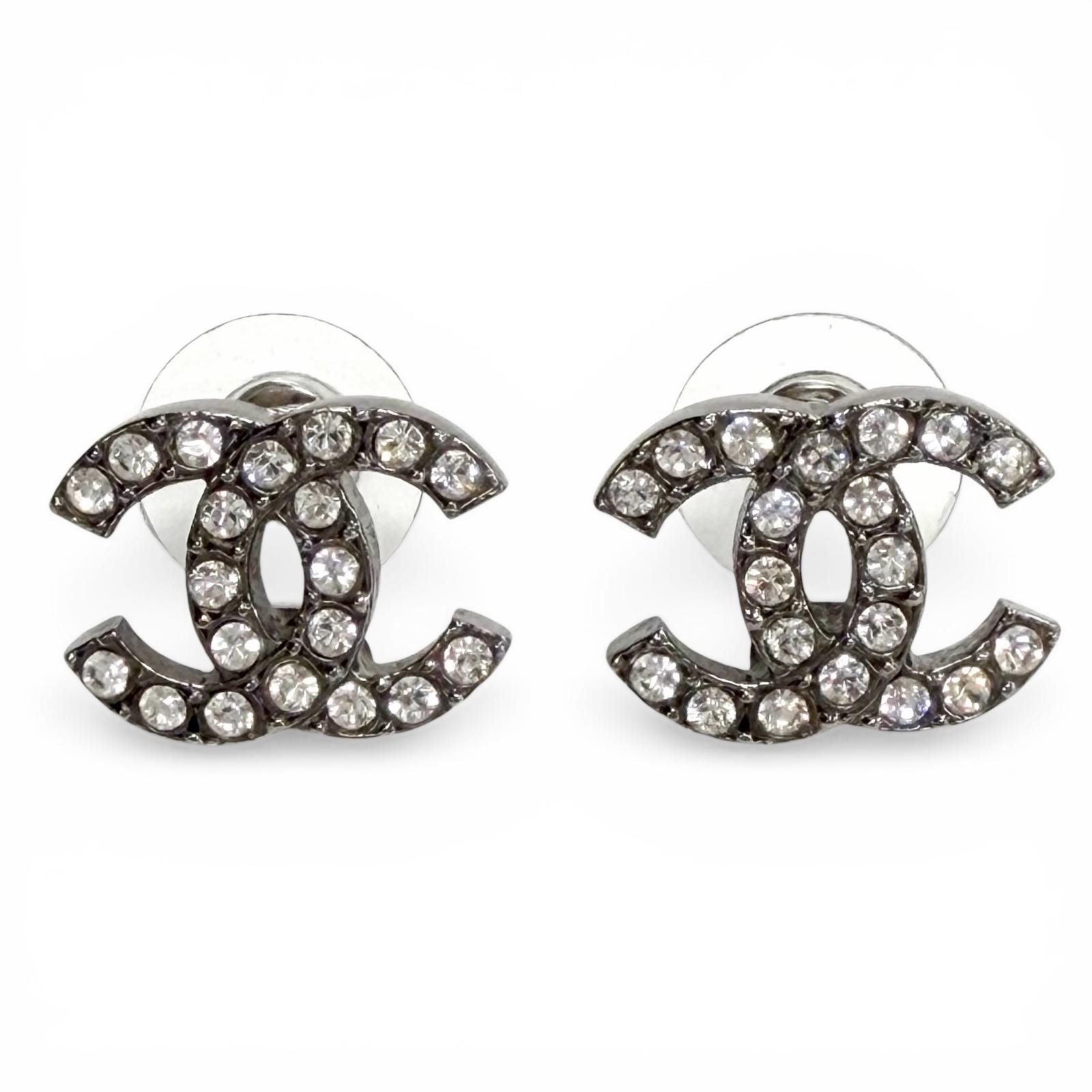 美品 シャネル ピアス メタル レディース C22S