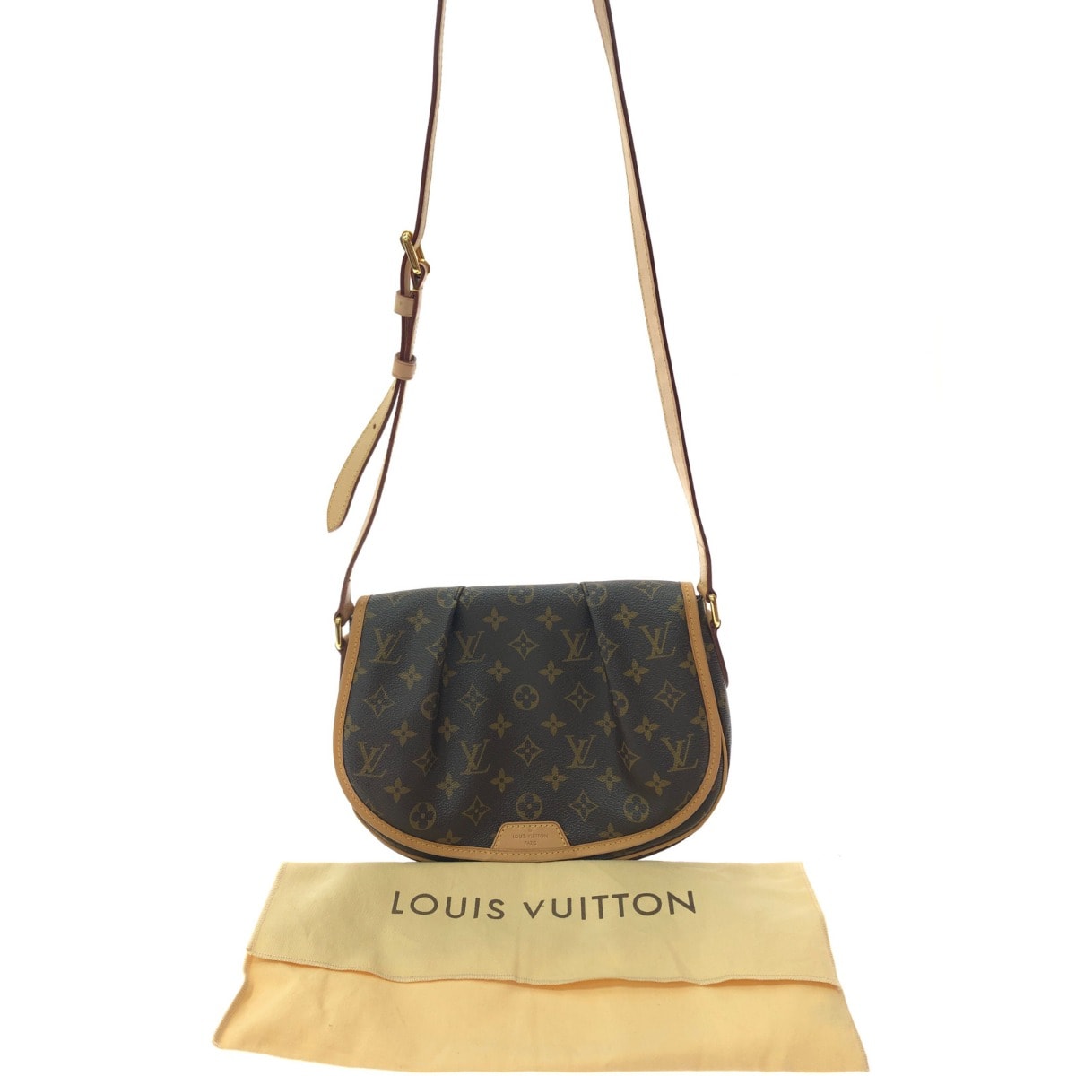 ▼▼LOUIS VUITTON ルイヴィトン レディース ショルダーバッグ モノグラム メニルモンタンPM M40474 ブラウン