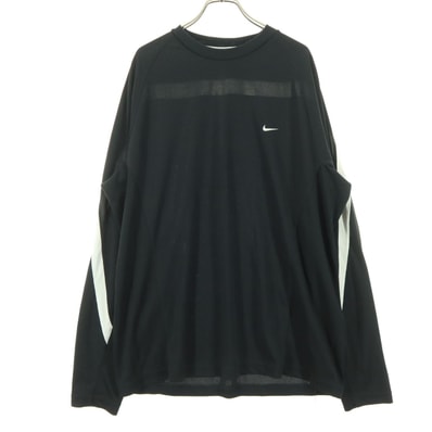 NIKE ナイキ スウッシュ 長袖 Tシャツ XXL ブラック ロンT
